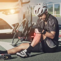 accident-car-crash-with-bicycle-on-road-