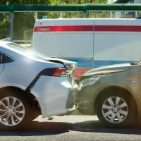 two-cars-involved-in-a-rearend-collision